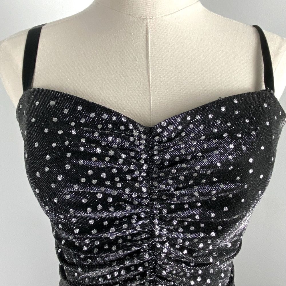 Vintage Y2K Women’s 12 Black Formal Dress‎ Dark Fairy Grunge Whimsigoth Wedding - Picture 8 of 12